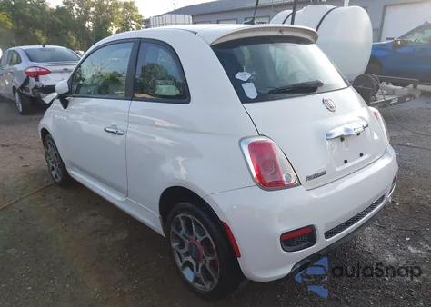 2013 Fiat 500 Sport z USA, uszkodzony, nr VIN 3C3CFFBR7DT533289